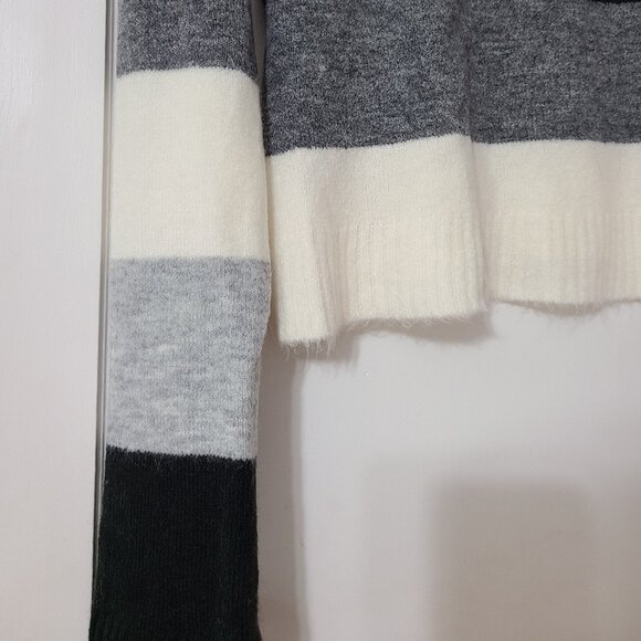 Express Color Block Striped Sweater - Picture 6 of 9